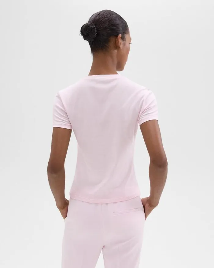 TShirts Tank Tops Women Theory Tiny Tee In Organic Cotton Bloom TShirts Tank Tops Women Theory Tiny Tee In Organic Cotton Bloom