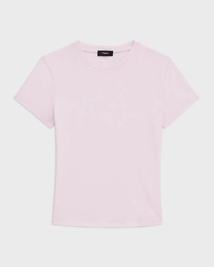 TShirts Tank Tops Women Theory Tiny Tee In Organic Cotton Bloom TShirts Tank Tops Women Theory Tiny Tee In Organic Cotton Bloom