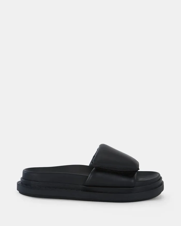 TARONGA BLACK Sandals Women Slides NOVO Shoes