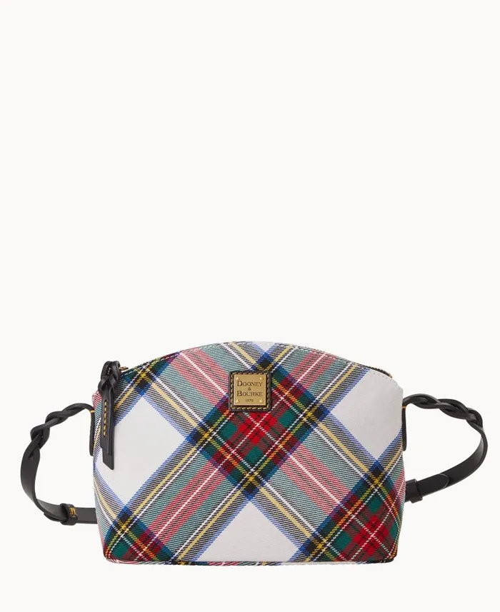 Tartan Penny Crossbody White Woman Dooney and Bourke Crossbodies