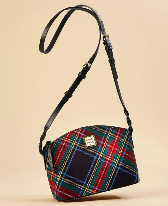 Tartan Penny Crossbody White Woman Dooney and Bourke Crossbodies