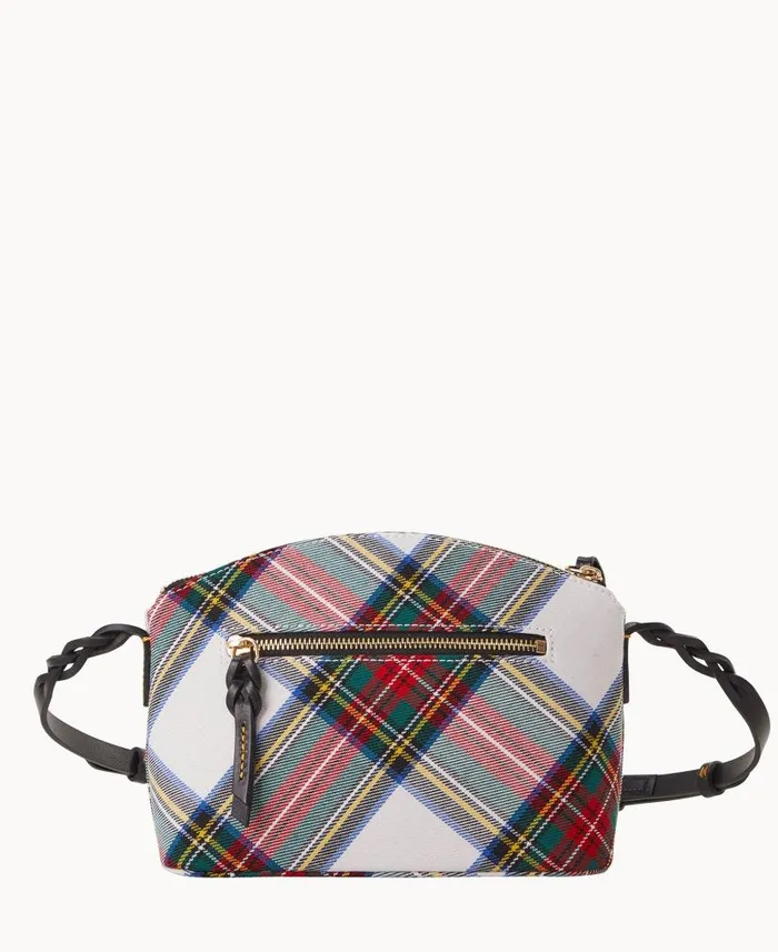 Tartan Penny Crossbody White Woman Dooney and Bourke Crossbodies