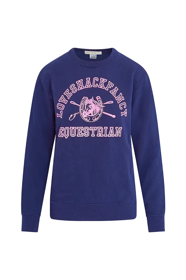 Tees and Fleece Women LoveShackFancy First Port Equestrian Navy