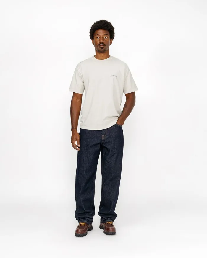 Tees MenWomen Stussy LAZY TEE Bone