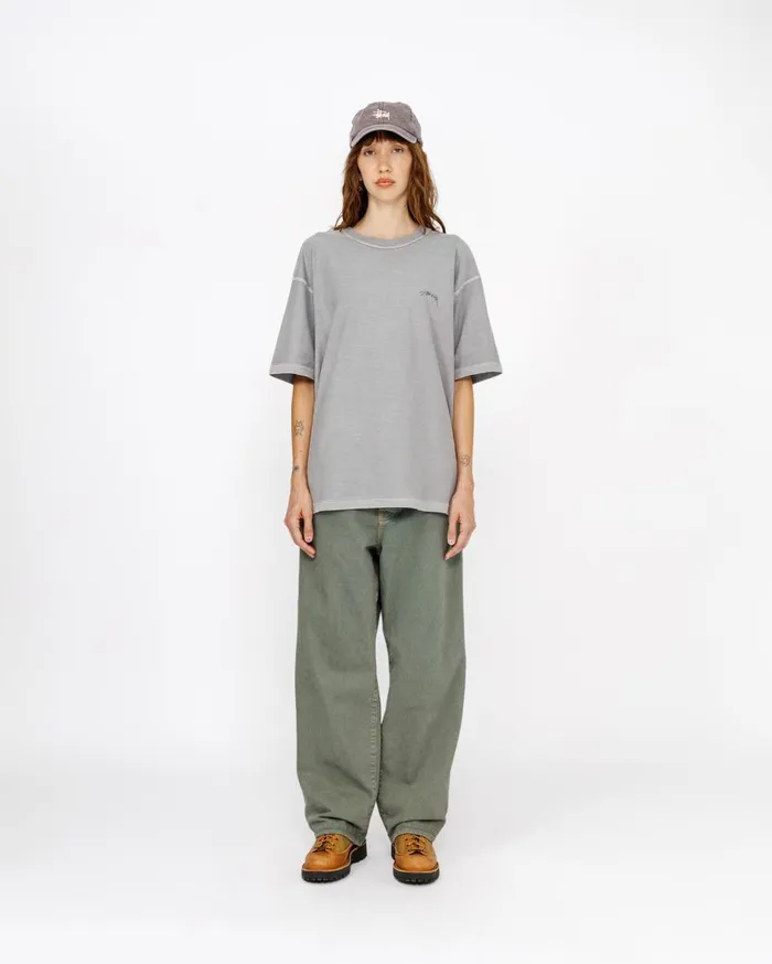 Tees MenWomen Stussy LAZY TEE Grey