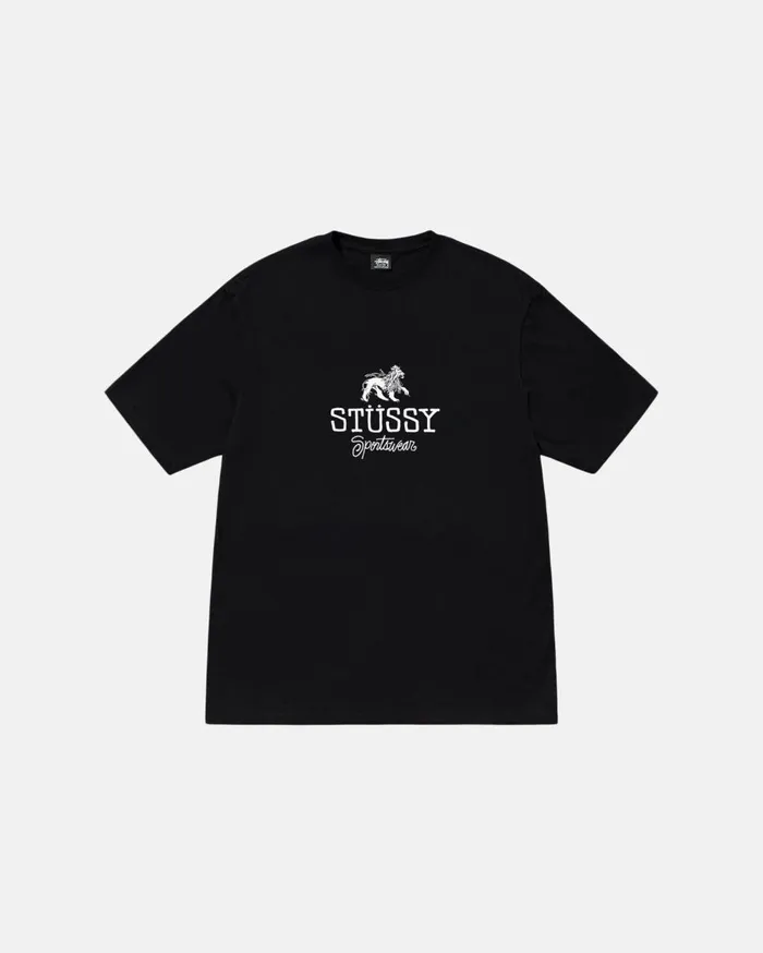 Tees MenWomen Stussy SPORTSWEAR TEE Black