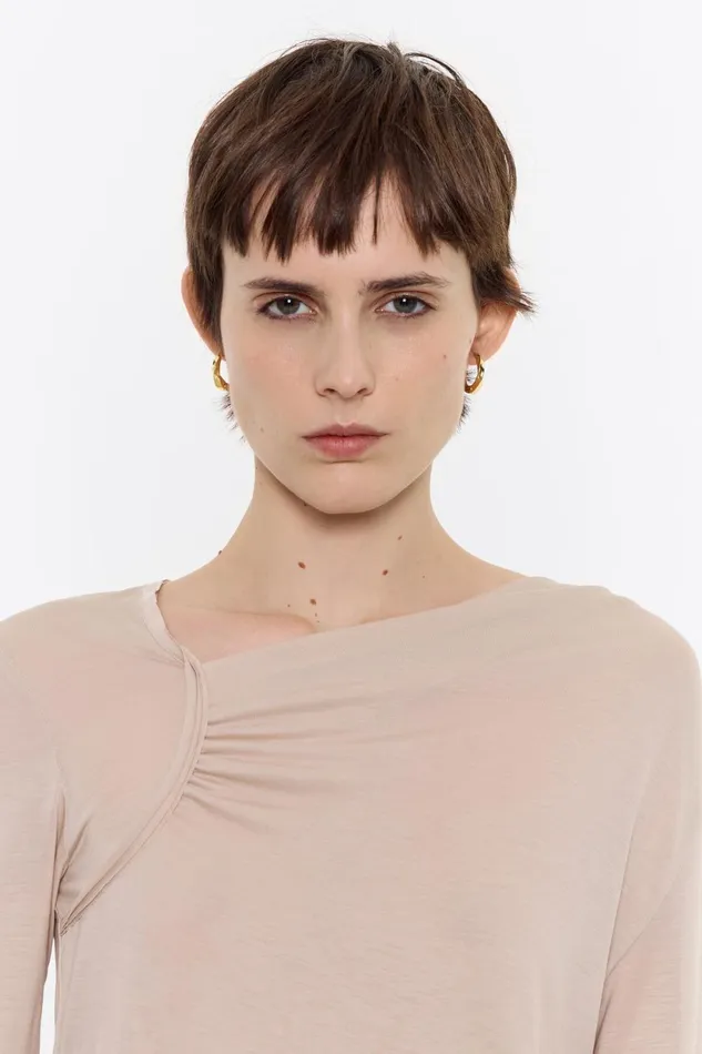 Textured Gold Hoop Earrings Gold Women Bimba Y Lola Earrings Textured Gold Hoop Earrings Gold Women Bimba Y Lola Earrings