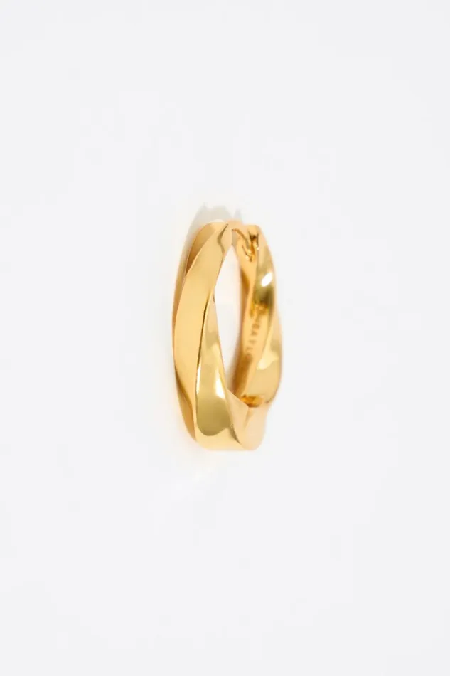 Textured Gold Hoop Earrings Gold Women Bimba Y Lola Earrings Textured Gold Hoop Earrings Gold Women Bimba Y Lola Earrings