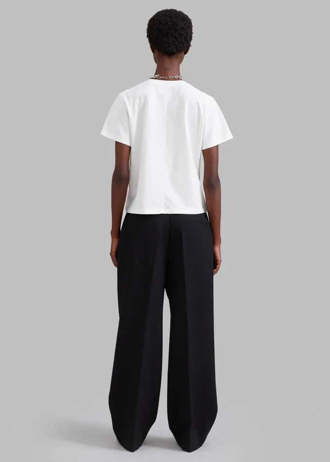 The Frankie Shop Bottoms Cian Pintuck Trousers 8211 Black 8211 Women