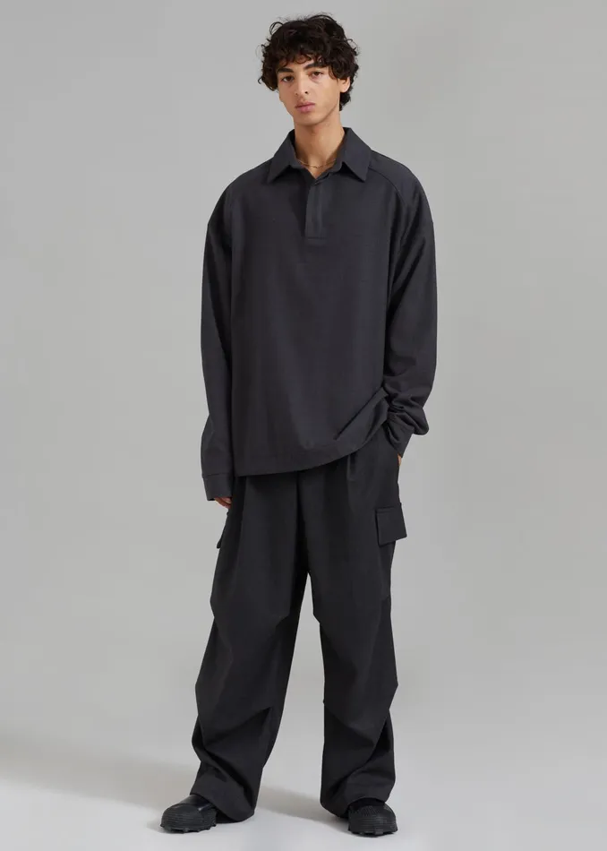 The Frankie Shop Bottoms Flint Cargo Pants 8211 Grey 8211 WomenMen