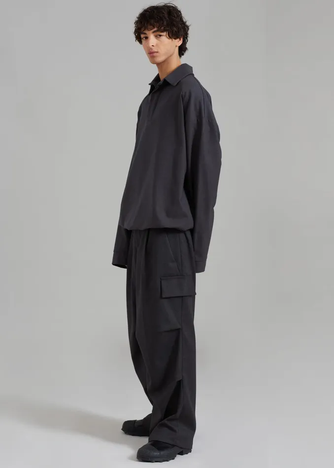 The Frankie Shop Bottoms Flint Cargo Pants 8211 Grey 8211 WomenMen