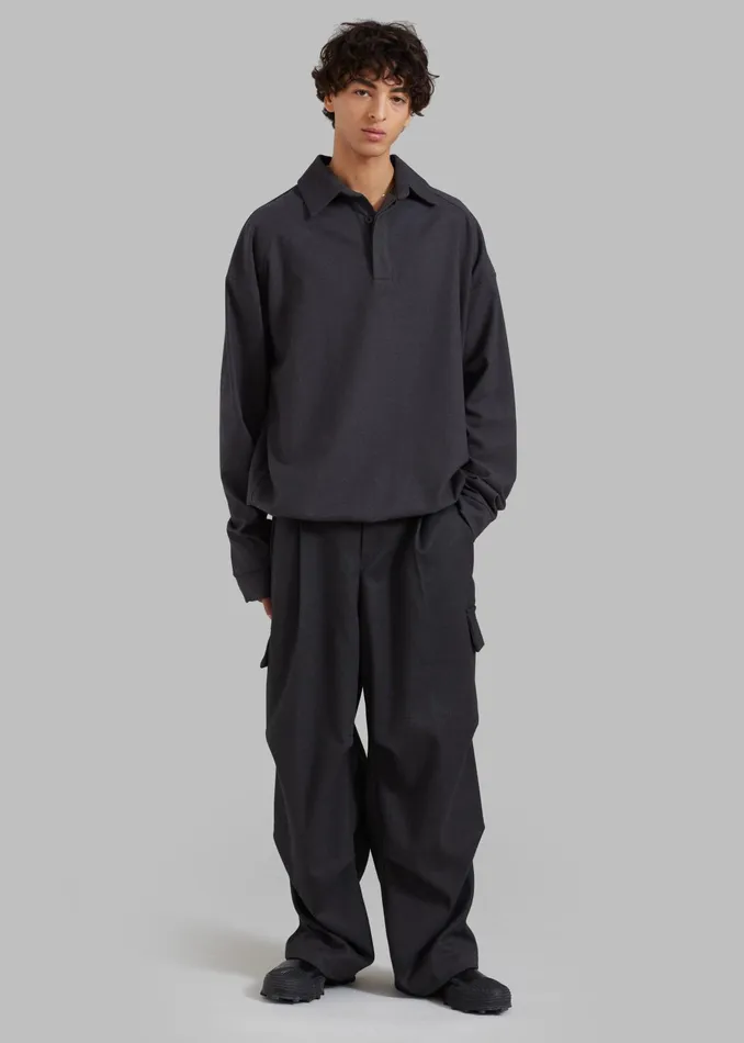 The Frankie Shop Bottoms Flint Cargo Pants 8211 Grey 8211 WomenMen