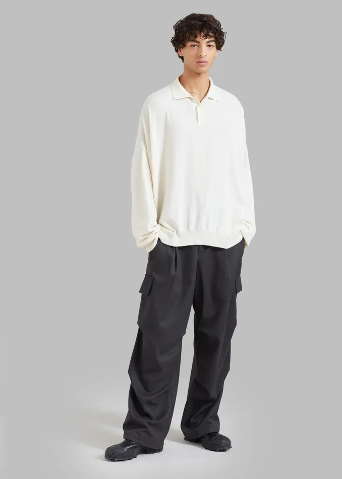 The Frankie Shop Bottoms Flint Cargo Pants 8211 Grey 8211 WomenMen