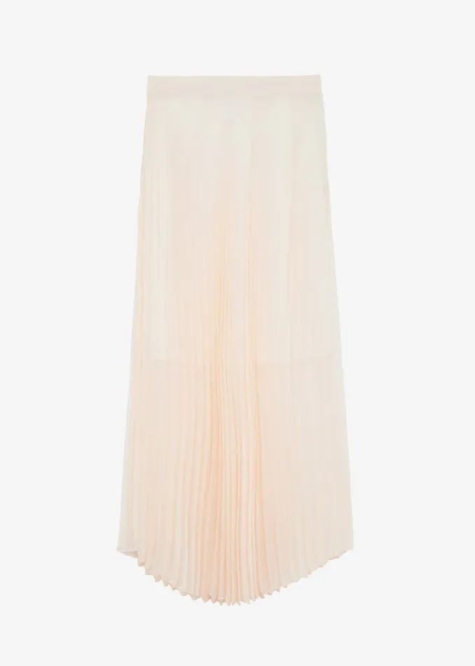 The Frankie Shop Bottoms Kaya Pleated Maxi Skirt 8211 Beige 8211 Women