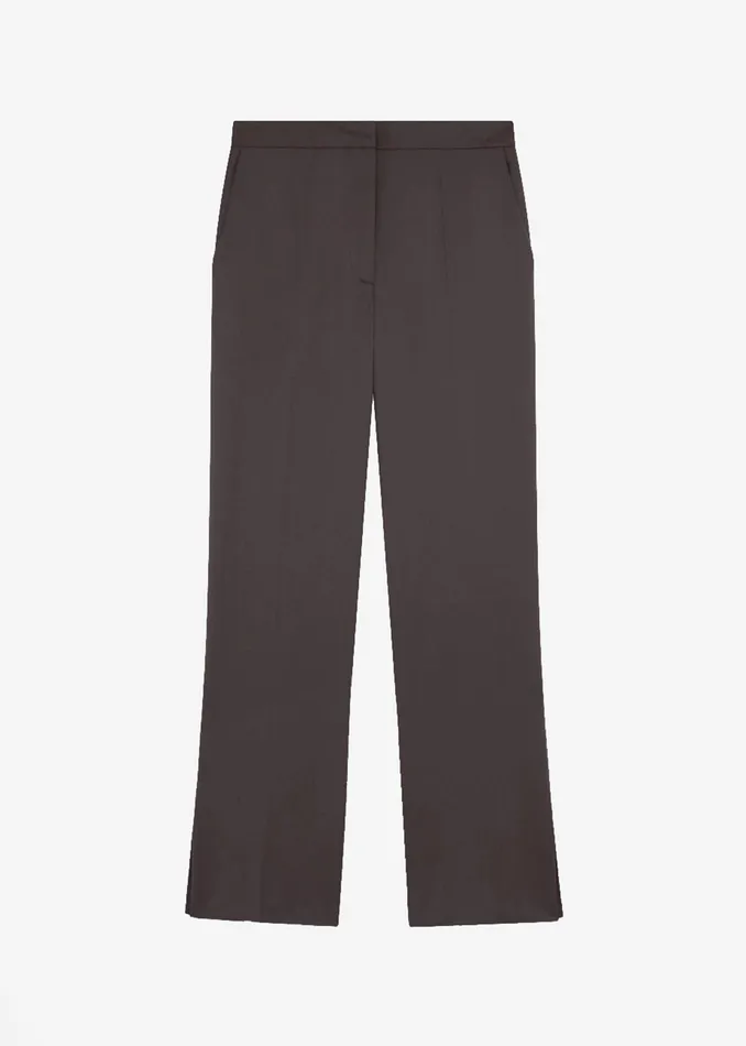 The Frankie Shop Bottoms Loulou Studio Dorkas Pants 8211 Choco 8211 Women