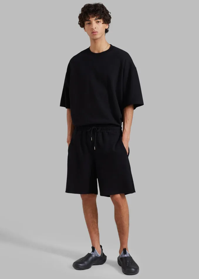 The Frankie Shop Bottoms Mason Sweatshorts 8211 Black 8211 Men