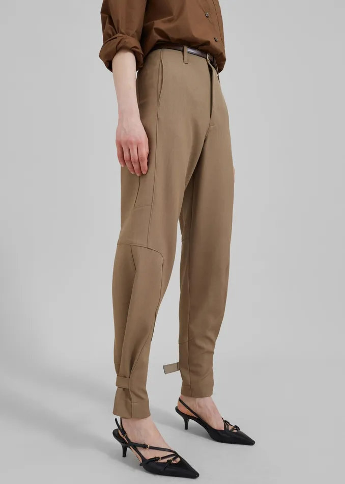 The Frankie Shop Bottoms Maylis Trousers 8211 Beige 8211 Women