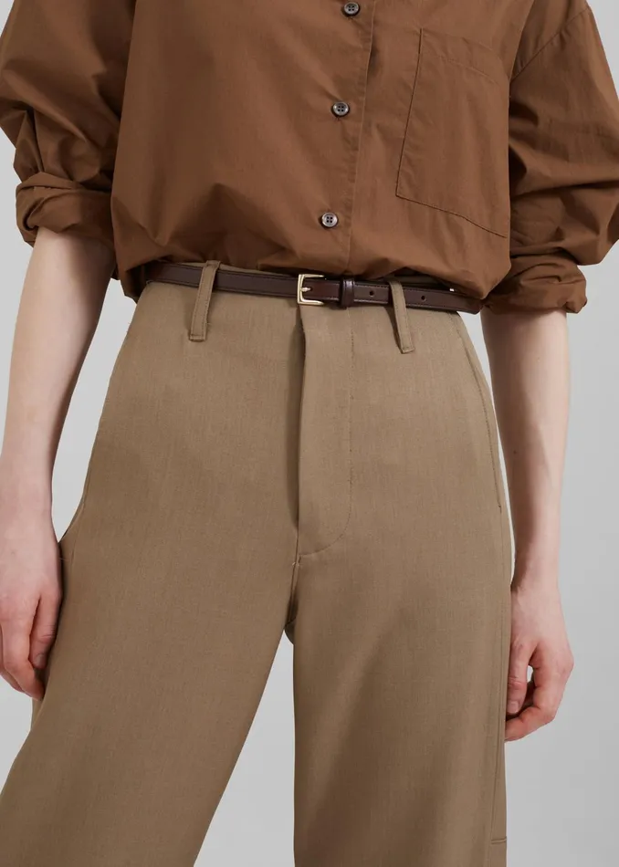 The Frankie Shop Bottoms Maylis Trousers 8211 Beige 8211 Women