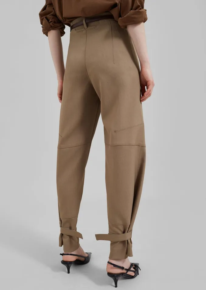 The Frankie Shop Bottoms Maylis Trousers 8211 Beige 8211 Women