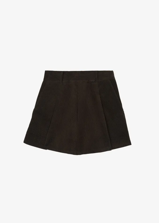 The Frankie Shop Bottoms Oreni Corduroy Skort 8211 Khaki 8211 Women