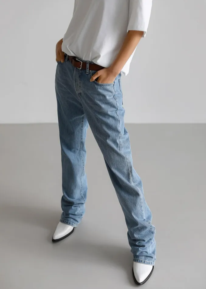 The Frankie Shop Bottoms Susanna Jeans 8211 Light Wash 8211 Women