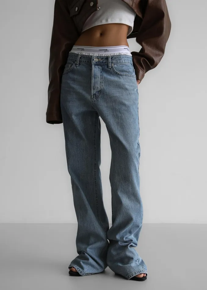 The Frankie Shop Bottoms Susanna Jeans 8211 Light Wash 8211 Women