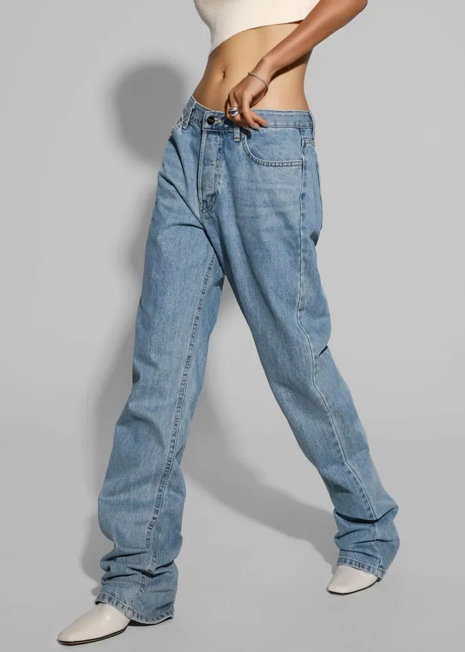 The Frankie Shop Bottoms Susanna Jeans 8211 Light Wash 8211 Women