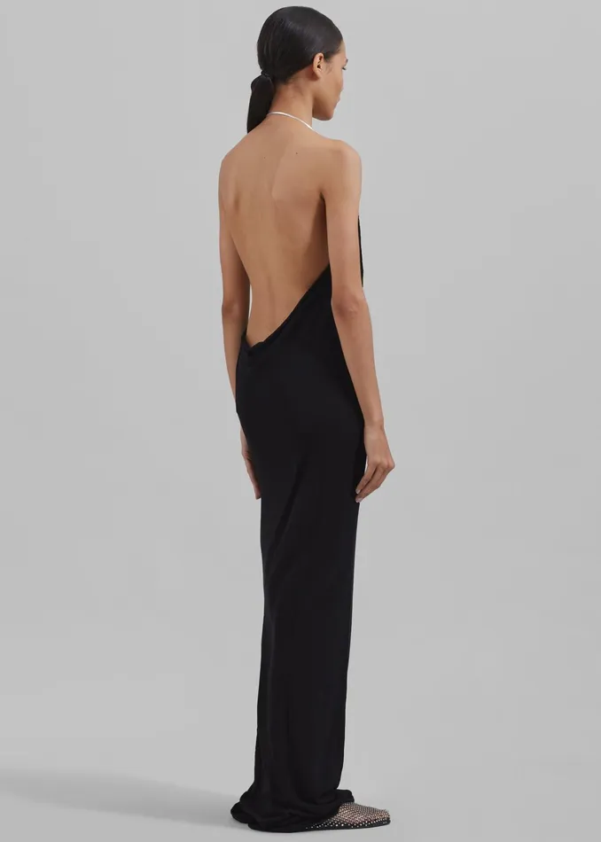 The Frankie Shop Dresses Christopher Esber Petra Knit Necklace Dress 8211 Black 8211 Women