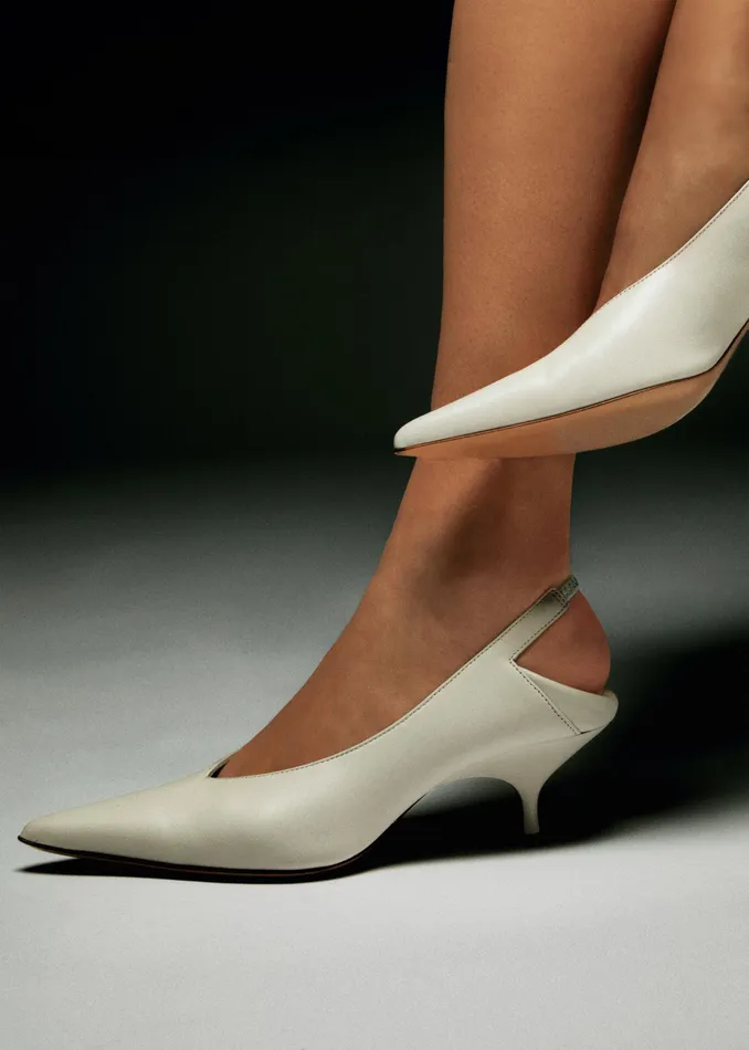 The Frankie Shop Gia Borghini X Heidi Bivens Heloise Heels 8211 Oyster 8211 Women