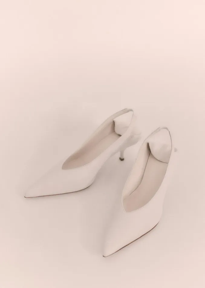 The Frankie Shop Gia Borghini X Heidi Bivens Heloise Heels 8211 Oyster 8211 Women