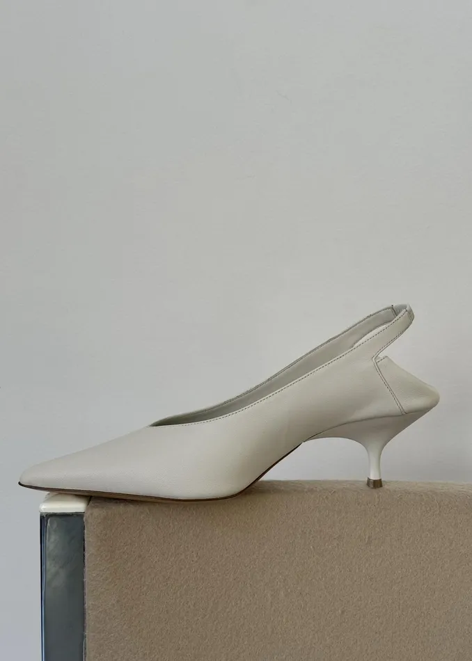 The Frankie Shop Gia Borghini X Heidi Bivens Heloise Heels 8211 Oyster 8211 Women