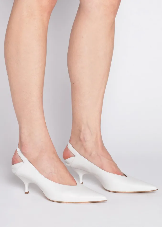 The Frankie Shop Gia Borghini X Heidi Bivens Heloise Heels 8211 Oyster 8211 Women