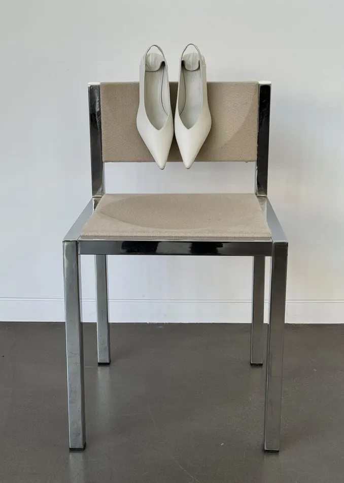 The Frankie Shop Gia Borghini X Heidi Bivens Heloise Heels 8211 Oyster 8211 Women