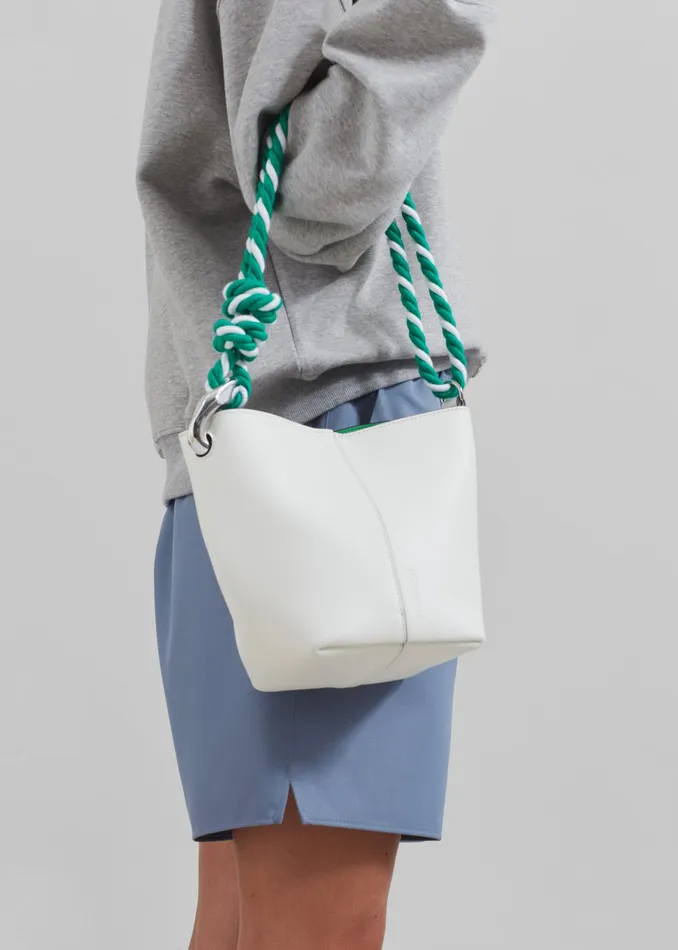 The Frankie Shop Jw Anderson Small Jwa Corner Bucket 8211 Off White 8211 Women