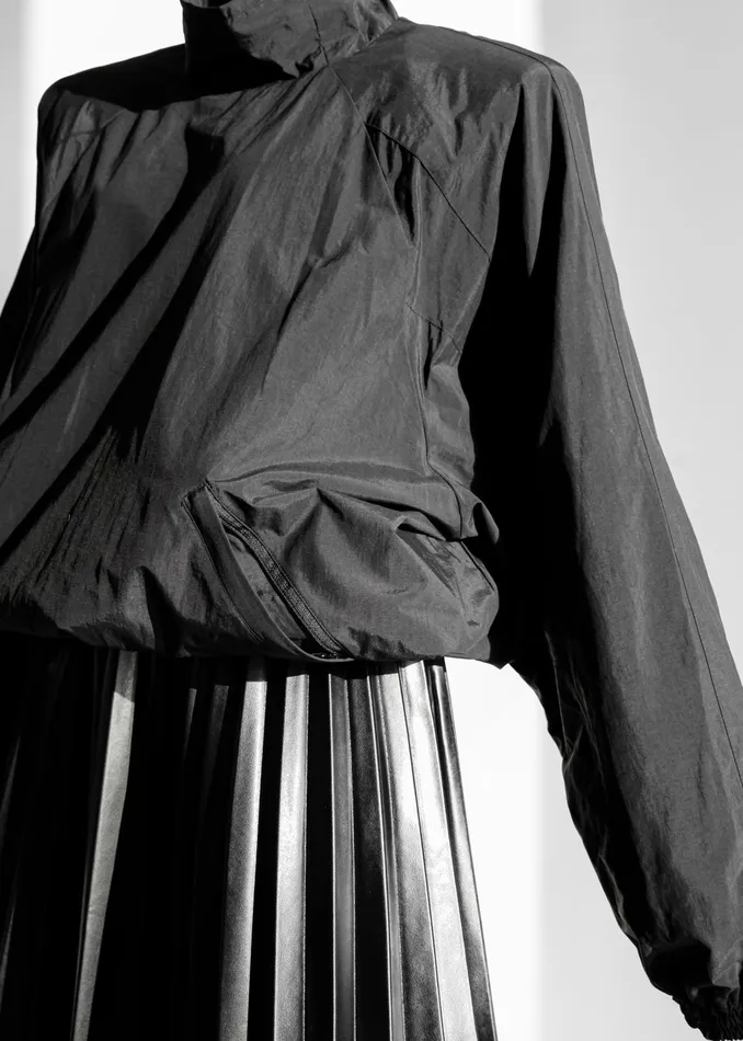 The Frankie Shop Outerwear Doyle Mockneck Anorak 8211 Black 8211 Women