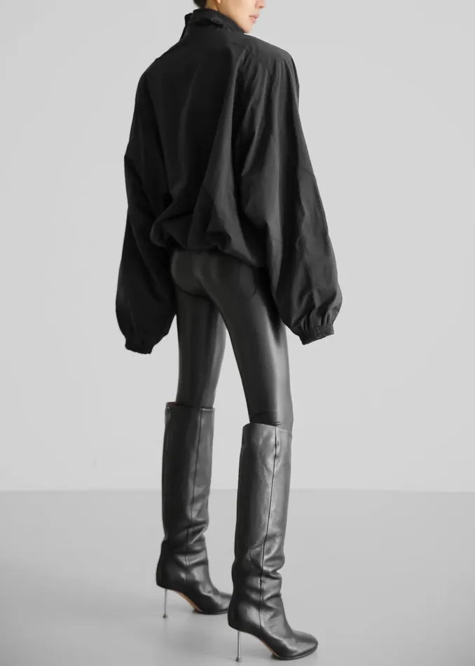 The Frankie Shop Outerwear Doyle Mockneck Anorak 8211 Black 8211 Women