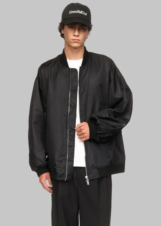 The Frankie Shop Outerwear Lawrence Bomber Jacket X Barbie 8211 Black 8211 MenWomen