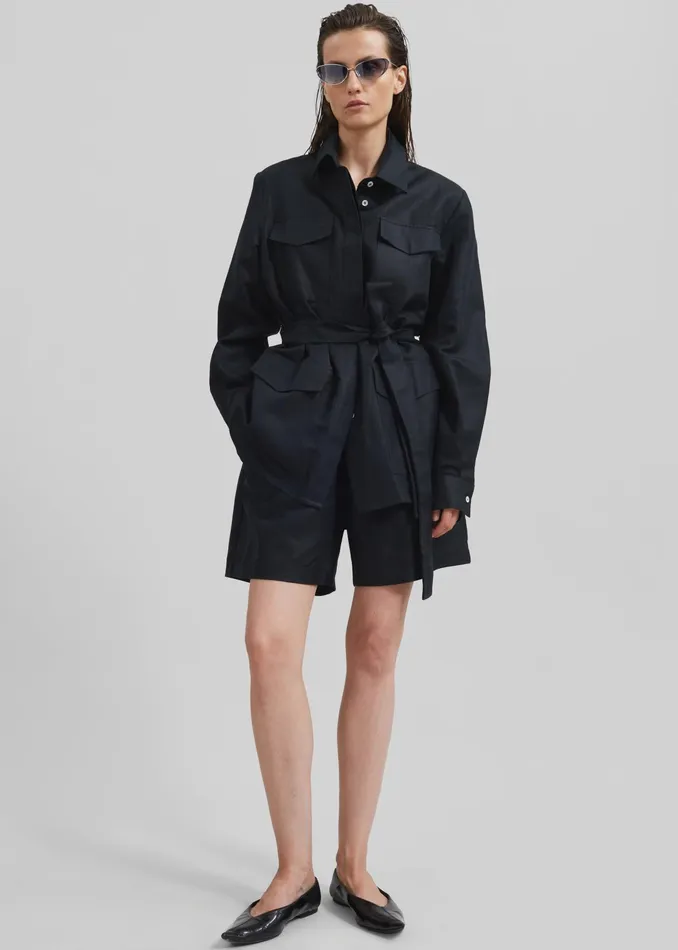 The Frankie Shop Outerwear Matin Forio Jacket 8211 Black 8211 Women