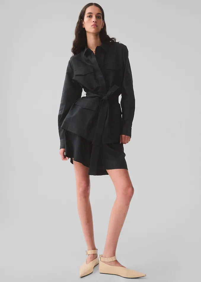 The Frankie Shop Outerwear Matin Forio Jacket 8211 Black 8211 Women