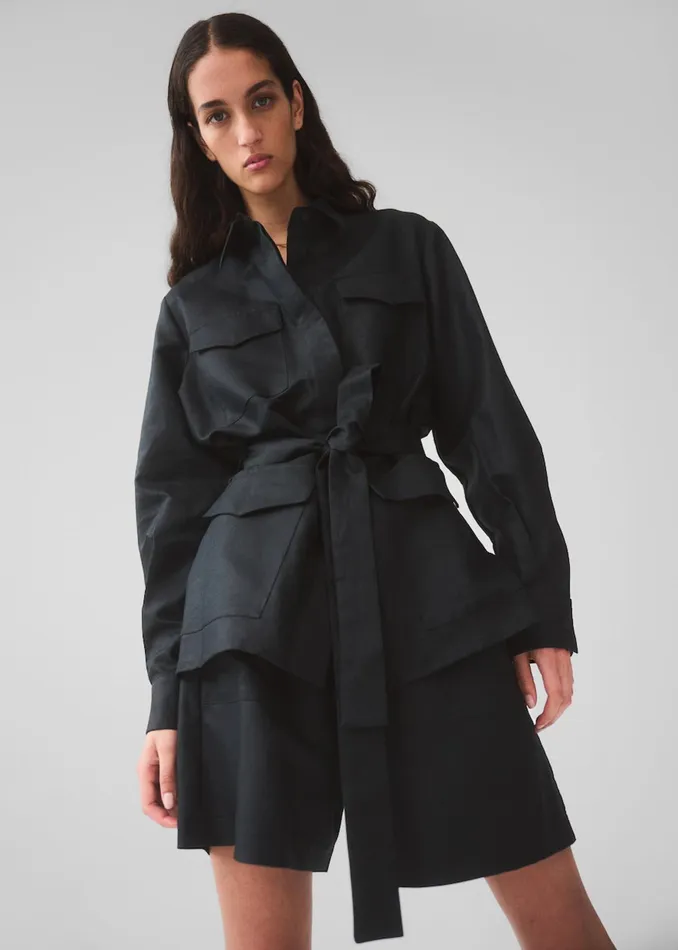 The Frankie Shop Outerwear Matin Forio Jacket 8211 Black 8211 Women