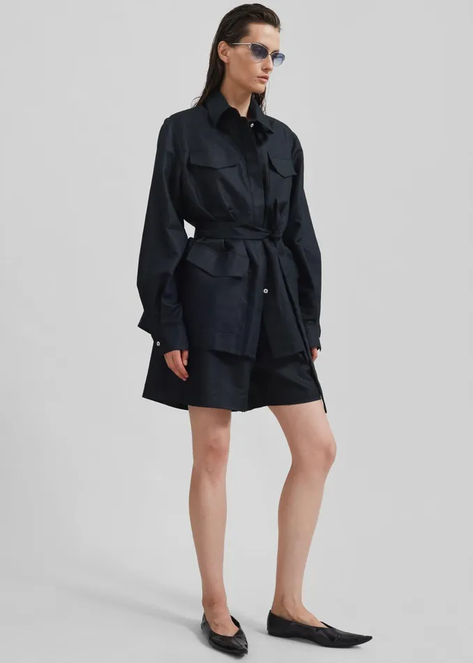 The Frankie Shop Outerwear Matin Forio Jacket 8211 Black 8211 Women