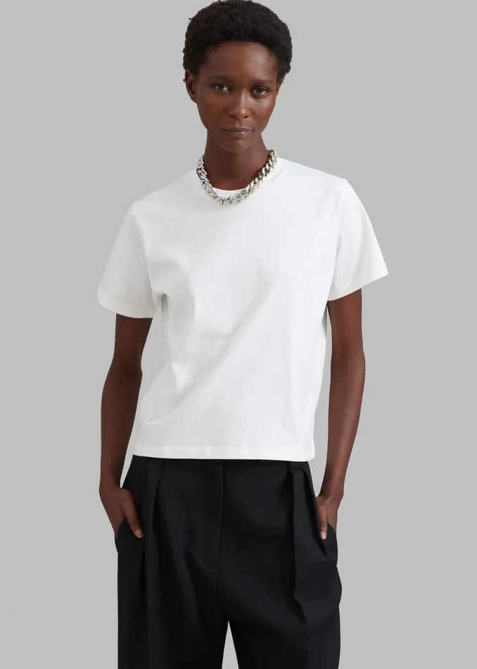 The Frankie Shop Tops Athens Tee 8211 White 8211 Women