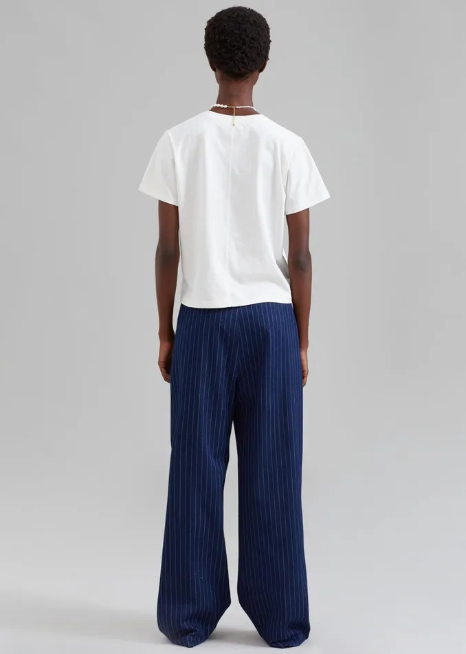 The Frankie Shop Tops Athens Tee 8211 White 8211 Women