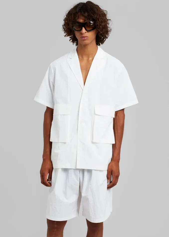 The Frankie Shop Tops Axel Shirt 8211 White 8211 Men