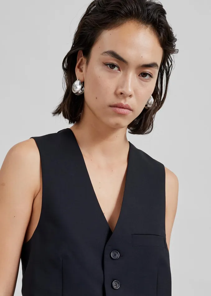 The Frankie Shop Tops Coperni Bodysuit 8211 Black 8211 Women