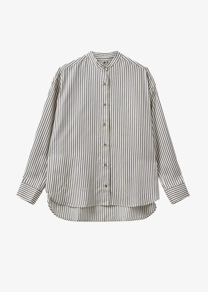 The Frankie Shop Tops The Garment Vence Shirt 8211 CreamGrey Stripe 8211 Women