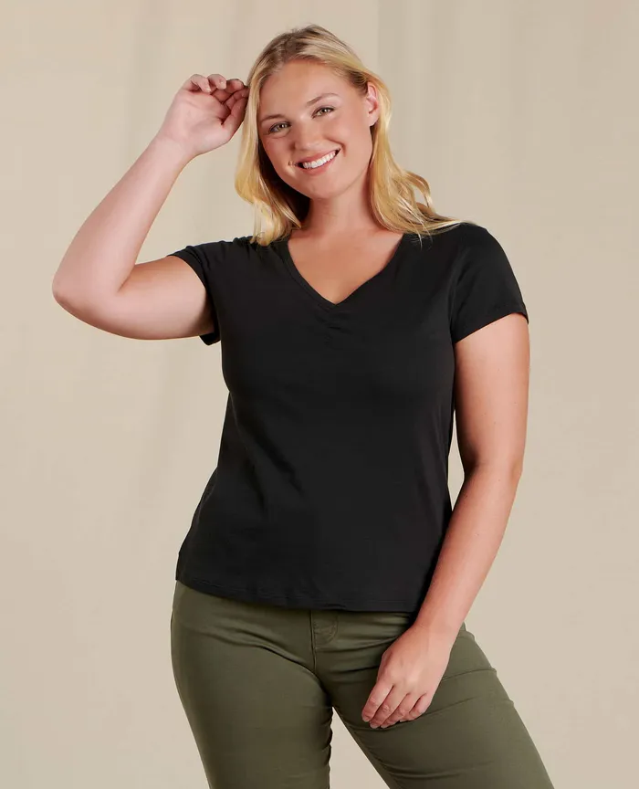 ToadandCo Rose Short Sleeve Tee Black Women8217s Tops and TShirts