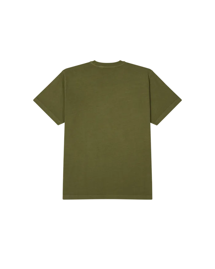 TOPS LOWERCASE PIGMENT TSHIRT Pigment Moss Green 8211 OBEY Clothing Men
