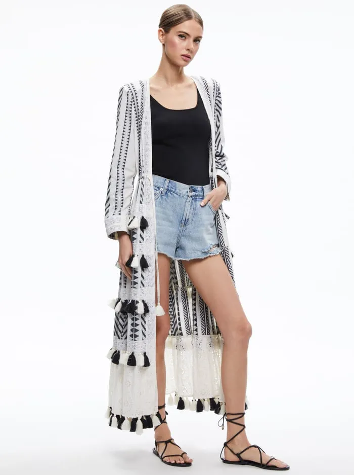 Tops Women Alice Olivia Daryn Sculpting Tank Black