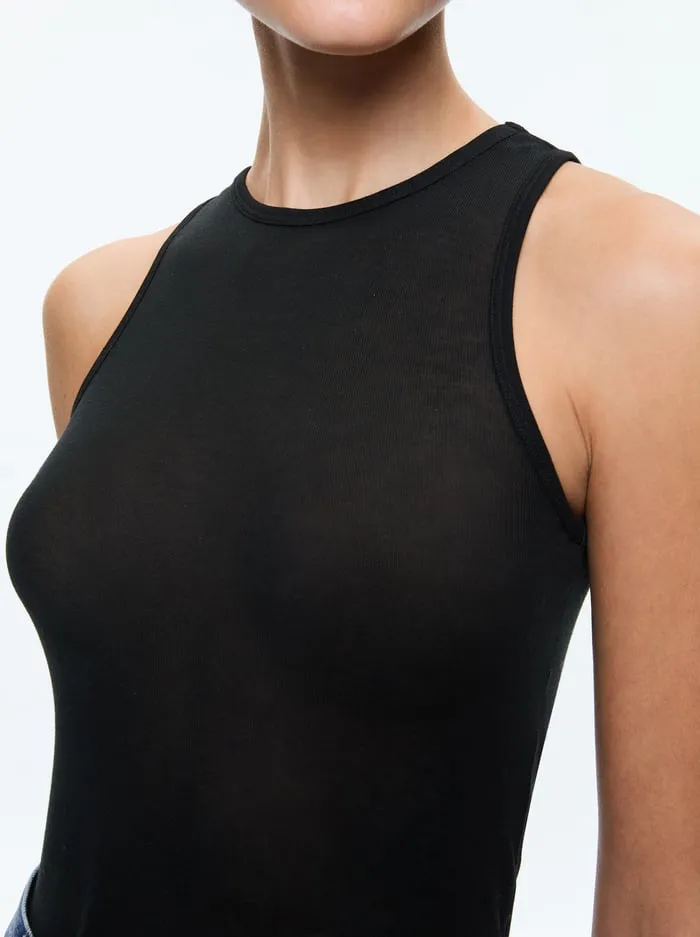 Tops Women Alice Olivia Pania Tank Black